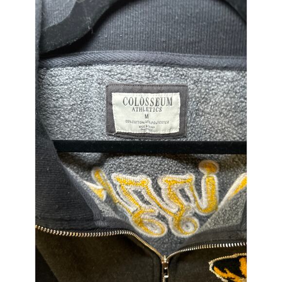 Mizzou Sweater Zip-Up Sweatshirt Jacket Long Sleeve Pullover Sweatshirt Size M - Picture 3 of 6